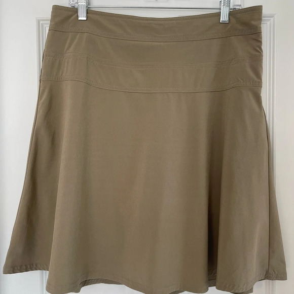 Athleta Everyday Skort Skirt Tan Size 12T - Picture 3 of 13